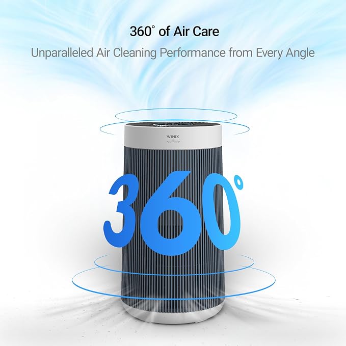 T830 Air Purifier for Home Extra Large Room Up to 1968 Ft2 in 1 Hr With Smart Wi-Fi, Air Quality Monitor, True, alternate
