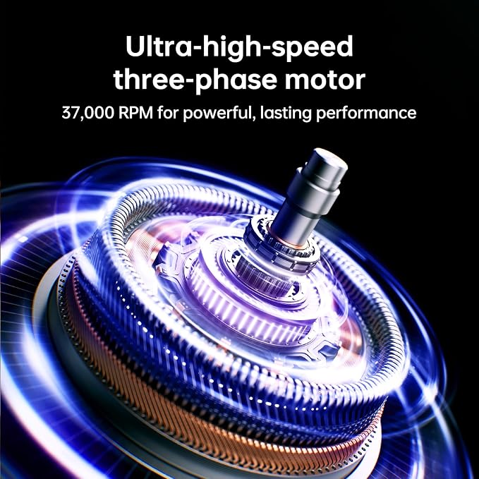 Table Purifier Fan, 3-in-1 Air Purifier Cool with 7-Color RGB Light, LED Display, 100-Speed, 10000mAh Battery, 120°