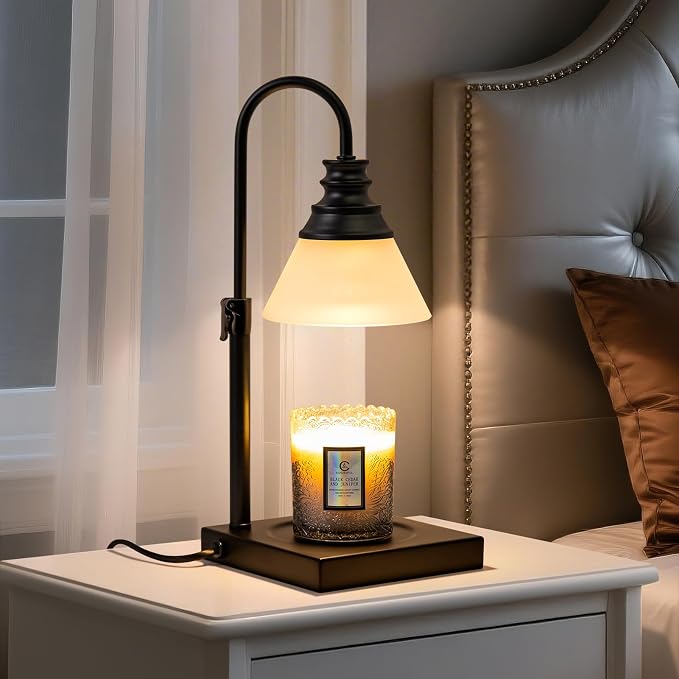 TantaScent Electric Candle Warmer Lamp in Vintage Birdcage Design with Timer – Scented Jar Candle Melter for Home, product