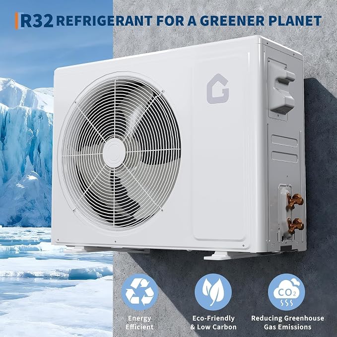 TCL Split Air Conditioner, 12000 BTU, 21 SEER2, 208/230V, R32, WiFi Enabled, Turbo & Auto Mode, Independent Dehumidification