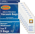 Technologies Replacement Micro Filtration Vacuum Bags Made to Fit Windtunnel Upright Type Y 9 pack 9 pack 8.5, product