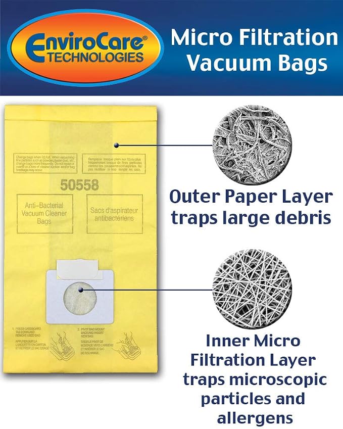 Technologies Replacement Vacuum Bags Compatible with Canister Type C/Q., alternate product view 2