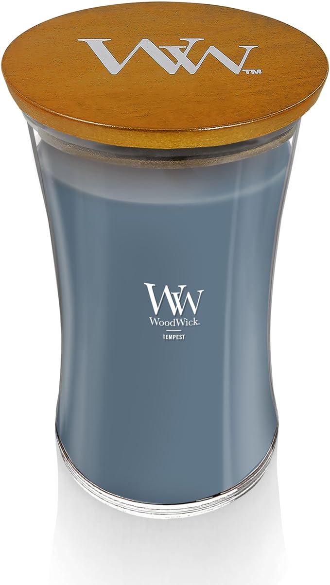 Tempest Gifts for Women and Men, 21.5 oz Large Hourglass Candle with Crackling Wick, alternate product view 2
