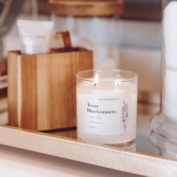 . Texas Bluebonnets 2 Wick Scented Candle - 37 Hour Burn - Luxury made from natural materials Soy Wax Candles, alternate