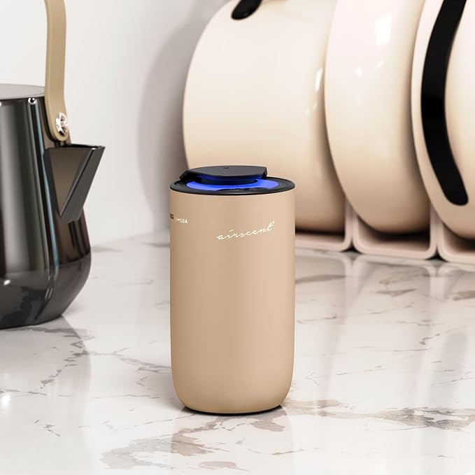 The Mini Waterless Diffuser for for Homes, Offices, Spas and Hotels - Gold Finish, alternate product view 2