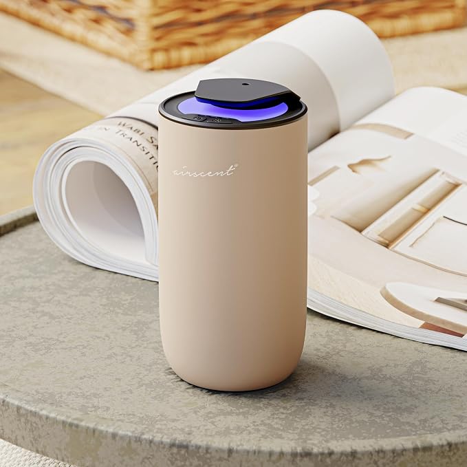 The Mini Waterless Diffuser for for Homes, Offices, Spas and Hotels - Gold Finish, alternate product view 3