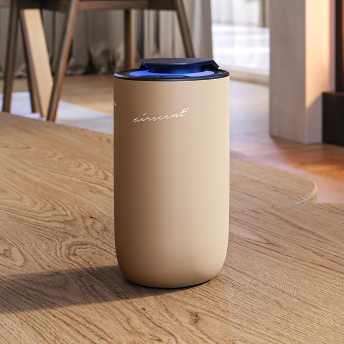 The Mini Waterless Diffuser for for Homes, Offices, Spas and Hotels - Gold Finish, alternate product view 4
