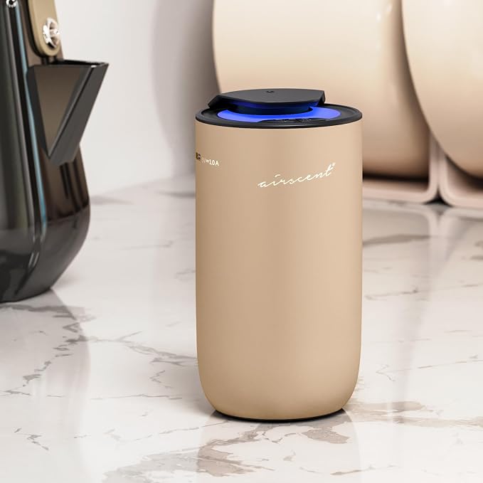 The Mini Waterless Diffuser for for Homes, Offices, Spas and Hotels - Gold Finish, alternate product view 6