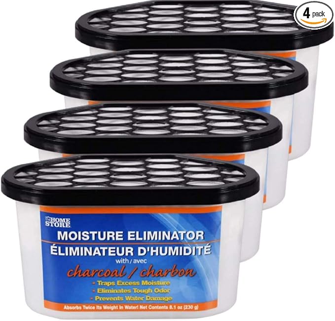 The Moisture and Odor Eliminator/Absorber with Charcoal4pack, product image