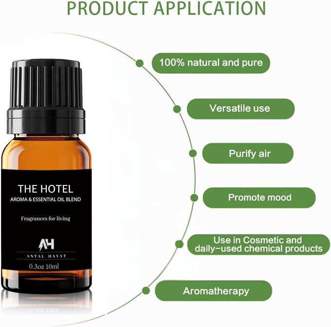 The One Hotel Diffuser Oil 10ml – Luxury Hotel Scent Inspired by 5 Star Hotels – Sandalwood, alternate product view 4