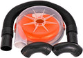 The PRO, Low-Profile Dust Separator for Shop Wet/Dry Vacuums. Includes High-Flow 90 Degree Sweep Elbows and Connection Hose.