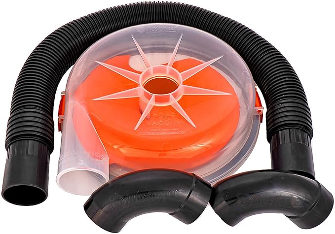 The PRO, Low-Profile Dust Separator for Shop Wet/Dry Vacuums. Includes High-Flow 90 Degree Sweep Elbows and Connection Hose.
