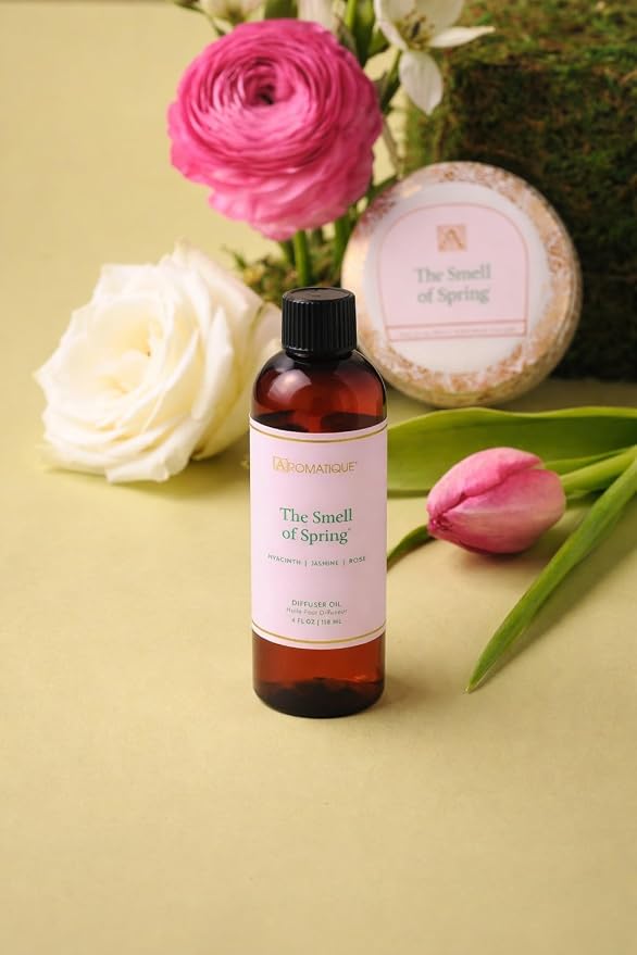The Smell of Spring Diffuser Oil – 4 fl oz Floral Reed Diffuser Refill, Hyacinth, Jasmine & Rose Home Fragrance, alternate