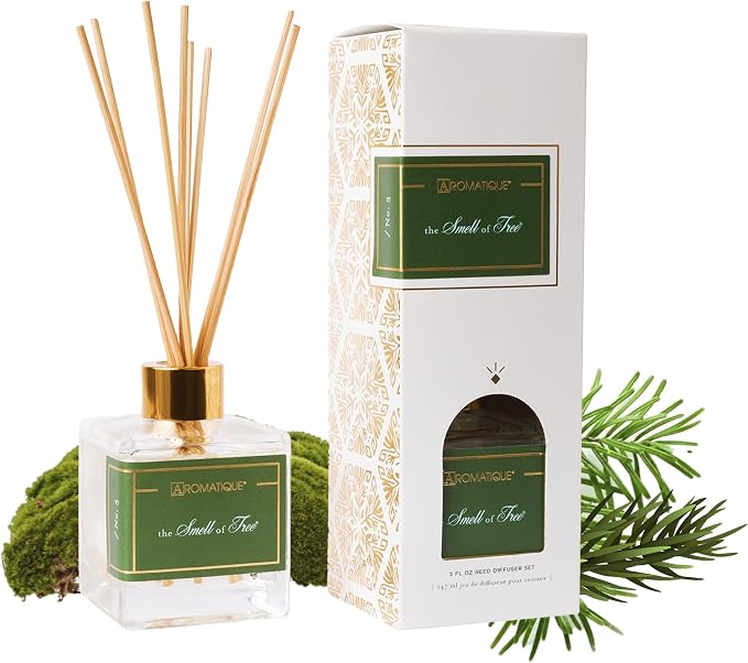 The Smell of Tree Reed Diffuser Set - Fall Scented Home Fragrance with Pine, Cedarleaf, Fir Balsam, Bayleaf, Clove, product