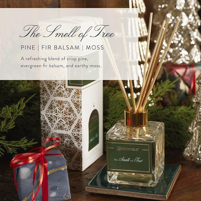 The Smell of Tree Reed Diffuser Set - Fall Scented Home Fragrance with Pine, Cedarleaf, Fir Balsam, Bayleaf, Clove, alternate