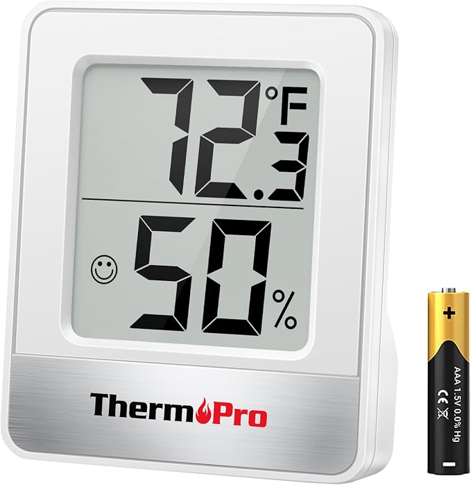 TP49 Digital Hygrometer Indoor Thermometer Humidity Meter Room Thermometer with Temperature and Humidity Monitor