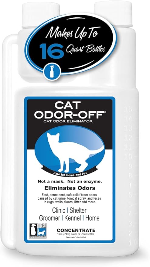 Cat Odor-Off Concentrate Pet Smell Odor Eliminator – Cat Odor Eliminator Concentrate for Pet Urine Odor, product