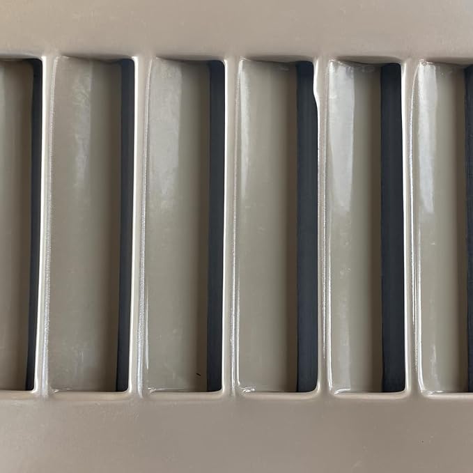 Toe Kick Vent Cover 2" x 12" Duct Opening, Brown Cabinet Toe Kick Register Grille, Steel Air Vent Grate for, alternate view 5