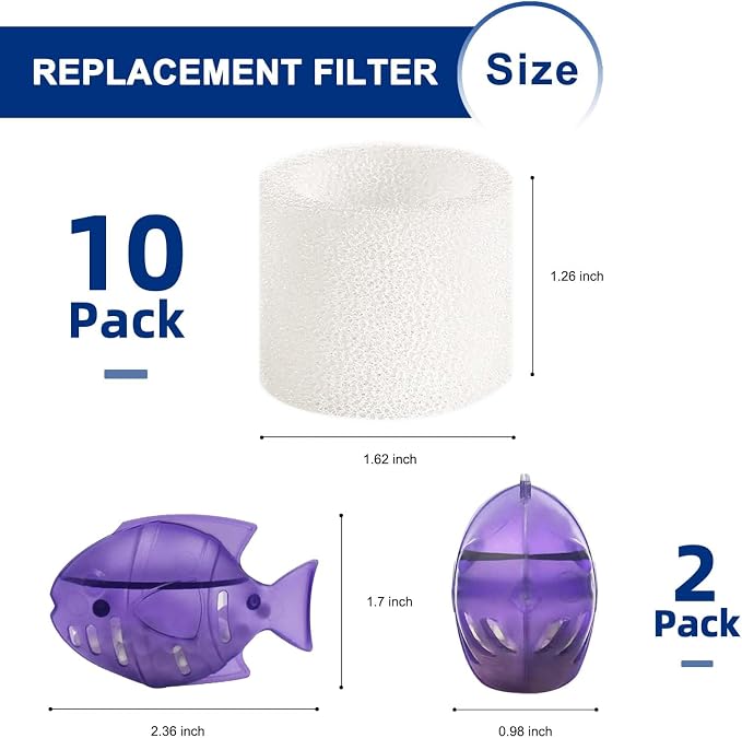 Top-Fill Humidifier Replacement Filter Compatible with Dual150 Dual200S Classic160 Classic300(S) LV600S LV600HH