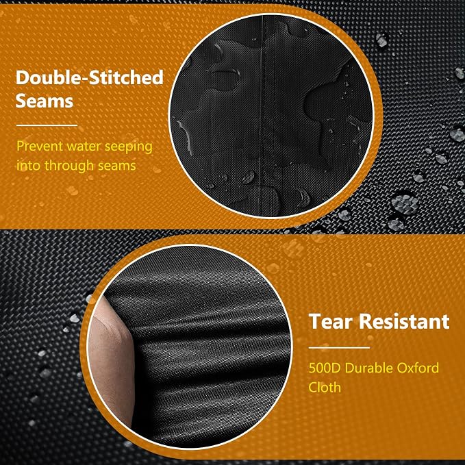 Tower Fan Cover, Waterproof Dustproof Fan Protective Cover with Pocket, Oscillating Tower Fan Covers with Remote Outdoor or