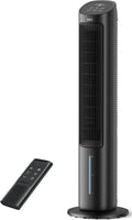 Tower Fan for Bedroom, 40" Evaporative Air Cooler, Cooling Fans That Blow Cold Air with 80° Oscillating, Removable Water