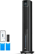 Tower Fan for Bedroom, 43" Cooling Fans That Blow Cold Air 2026 Upgraded, Evaporative Air Cooler, Quiet 80°