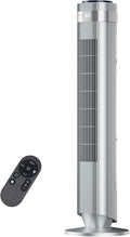 Tower Fan for Bedroom, Oscillating Standing Bladeless Fan with Remote, 5 Speeds & 4 Modes, 28dB Quiet for Sleep, 22.3ft/s