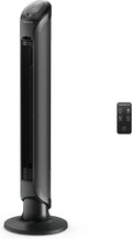 Tower Fan, Fresh 180° Oscillating Fan, Quiet Floor Fan for Bedroom, 3 Speeds, Powerful Cooling 40 Inch Standing Fan, Black