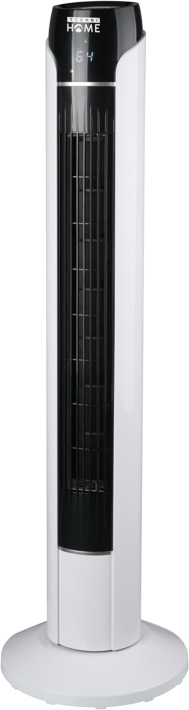 Tower Fan with Remote, Standing Fan for Bedroom with 3 Wind Modes and Speeds, LED Display, 15 Hour Sleep Timer, product image