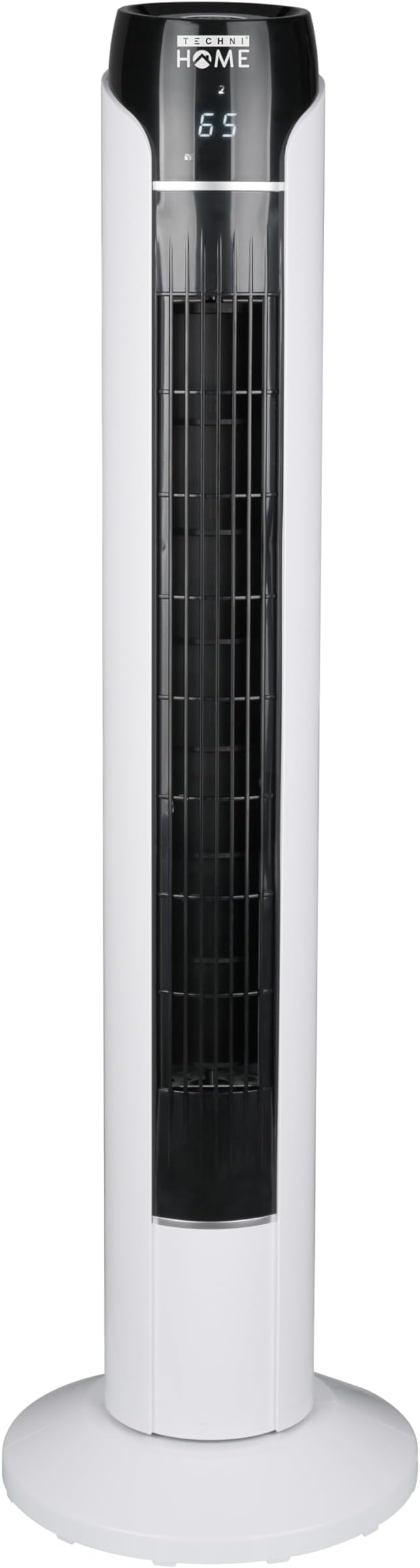 Tower Fan with Remote, Standing Fan for Bedroom with 3 Wind Modes and Speeds, LED Display, 15 Hour Sleep Timer, alternate