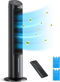 Tower Fans That Blow Cold Air, 40" Evaporative Air Cooler, Cooling Fan for Bedroom with 80° Oscillating, Remote Control