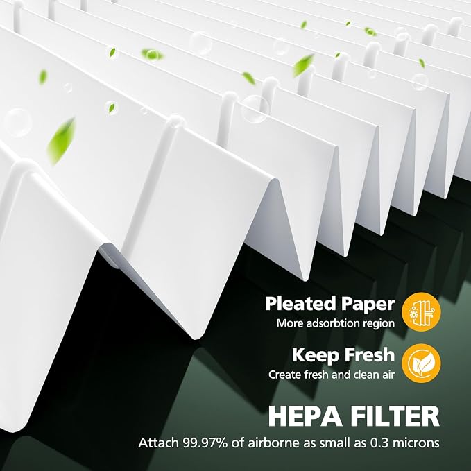 TP01 HEPA Replacement Filter Compatible with Tower Purifier Pure Cool Link TP01, TP02, TP03, AM11, BP01 Models