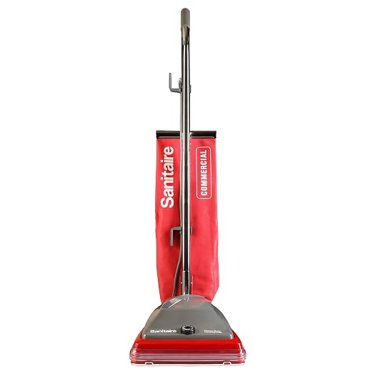 TRADITION Upright Commercial Bagged Vacuum, SC684G Red, product image