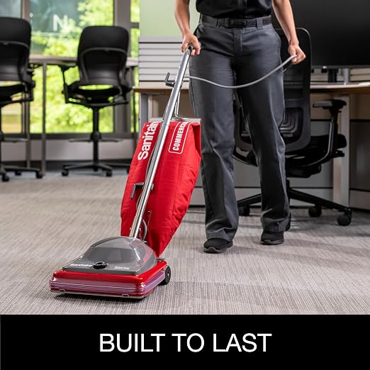 TRADITION Upright Commercial Bagged Vacuum, SC684G Red, alternate product view 3