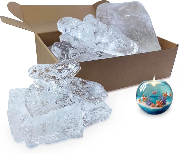 Transparent Jelly Wax DIY Candle Making Gel Wax Handmade Material Crystal Gel Candle for Candle Making and Handcraft Scented