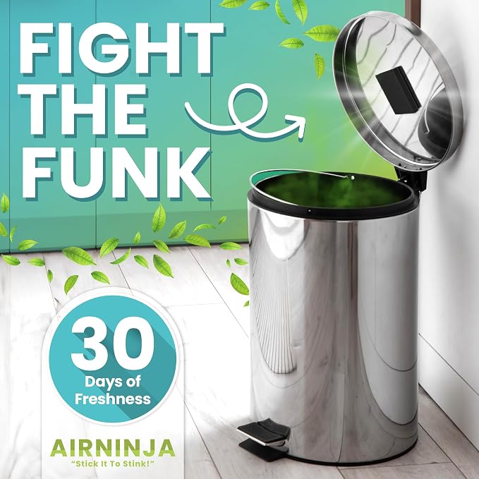 Trash Can Deodorizer Odor Eliminator - Garbage Can & Diaper Pail Deodorizer compatible with Dekor Diaper Genie