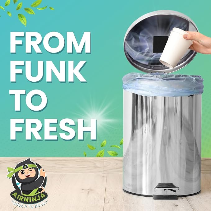 Trash Can Deodorizer Odor Eliminator - Garbage Can & Diaper Pail Deodorizer compatible with Dekor Diaper Genie