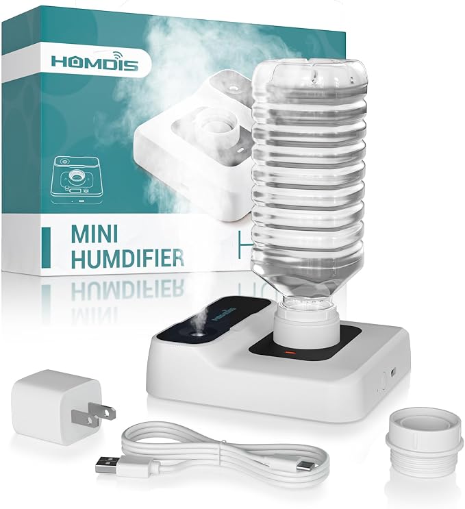 Travel Humidifier, Portable Small Humidifier for Plants, Bedroom, Office, Hotel or Car, product image
