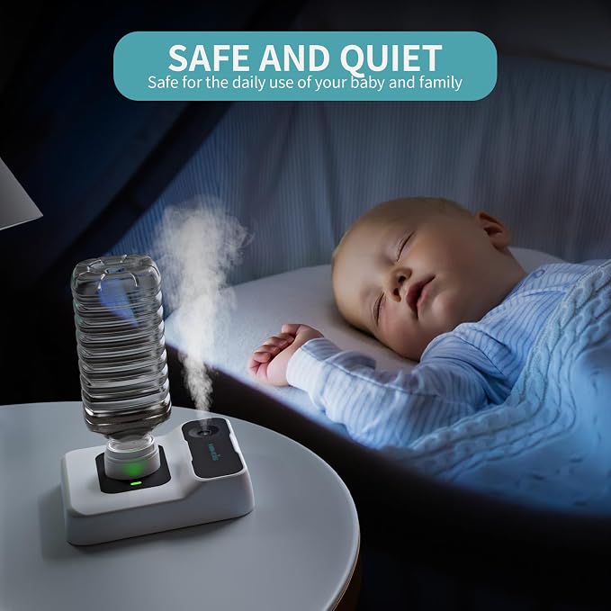 Travel Humidifier, Portable Small Humidifier for Plants, Bedroom, Office, Hotel or Car, alternate product view 6