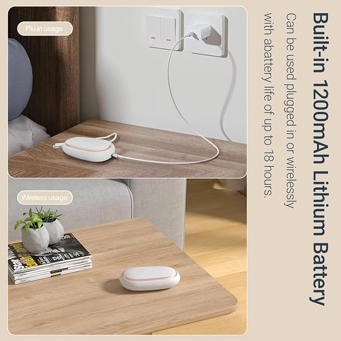 Travel Mini Diffuser for Essential Oils Multifunction Waterless Mini Car Aromatherapy Diffuser for Room Office