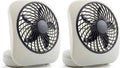 5 Inch Battery Powered Fan Portable Desk Fan 2 Cooling Speeds with Compact Folding & Tilt Design Cubicle Accessories