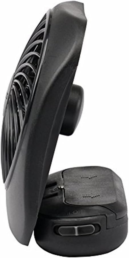 5 Inch Battery Powered Fan Portable Desk Fan 2 Cooling Speeds with Compact Folding & Tilt Design Cubicle, alternate