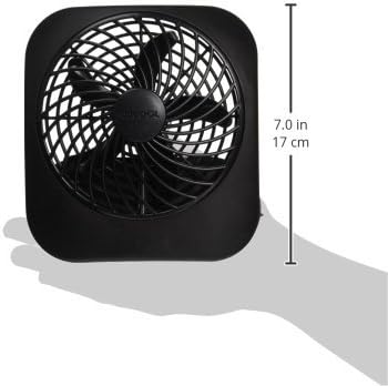 5 Inch Battery Powered Fan Portable Desk Fan 2 Cooling Speeds with Compact Folding & Tilt Design Cubicle, alternate