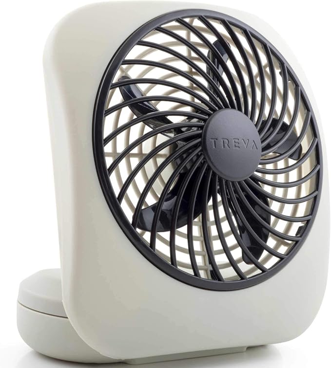 5 Inch Battery Powered Fan Portable Desk Fan 2 Cooling Speeds with Compact Folding & Tilt Design Cubicle