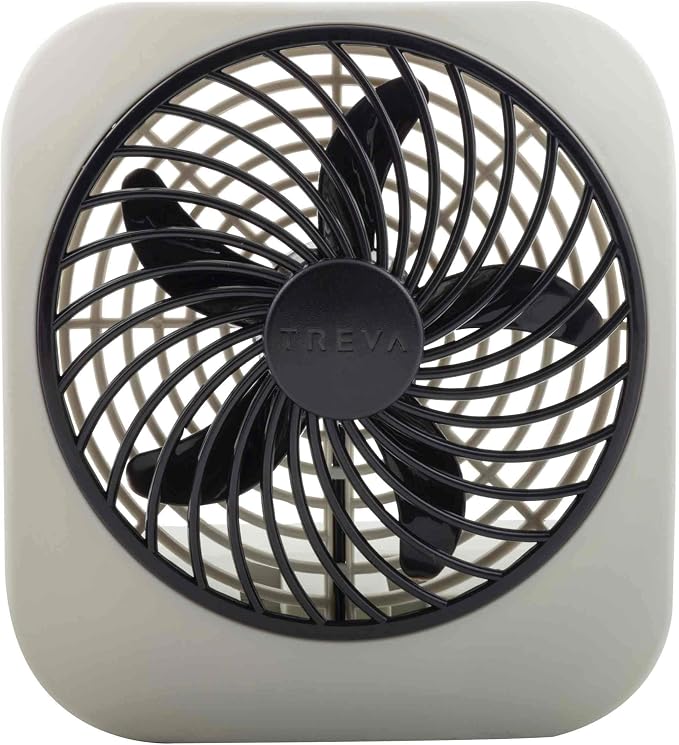 5 Inch Battery Powered Fan Portable Desk Fan 2 Cooling Speeds with Compact Folding & Tilt Design Cubicle, alternate