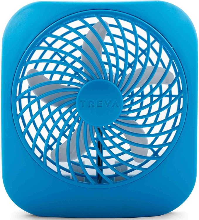 5 Inch Battery Powered Fan Portable Desk Fan 2 Cooling Speeds with Compact Folding & Tilt Design Cubicle, alternate