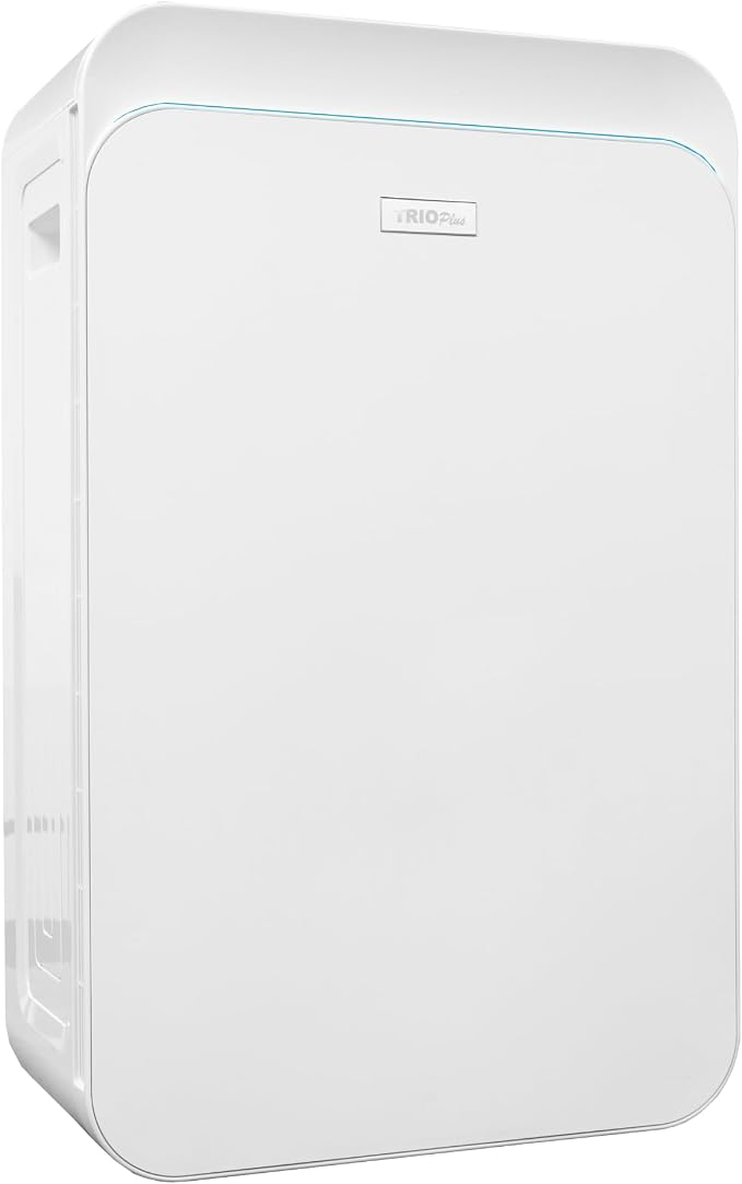 TRIO PLUS 5-Stage HEPA Air Purifier with UVC, PCO, Carbon, Air Quality Sensor, & Auto Function – Covers Up to 3,300 Sq. Ft.