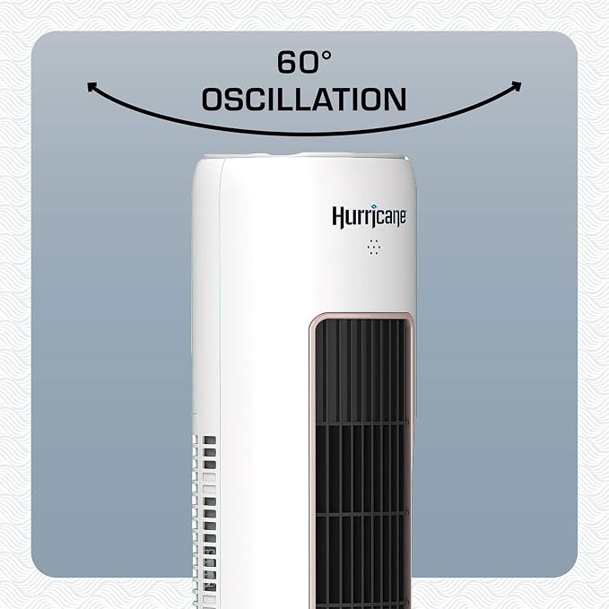 Triple Action Indoor Tower Fan, 40 Inch Air Enhancing Electric Cooling Fan with Aromatherapy Diffuser and Remote Control