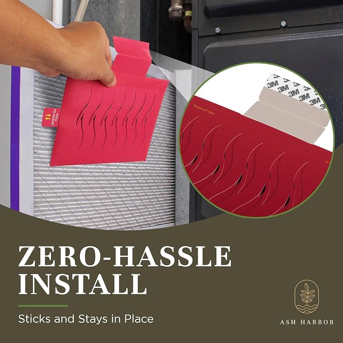 Tropical Spa Aromatherapy 4 Pack - Filter Fresh Whole Home Air Freshener System - HVAC Vent Freshener for Home AC - House Air