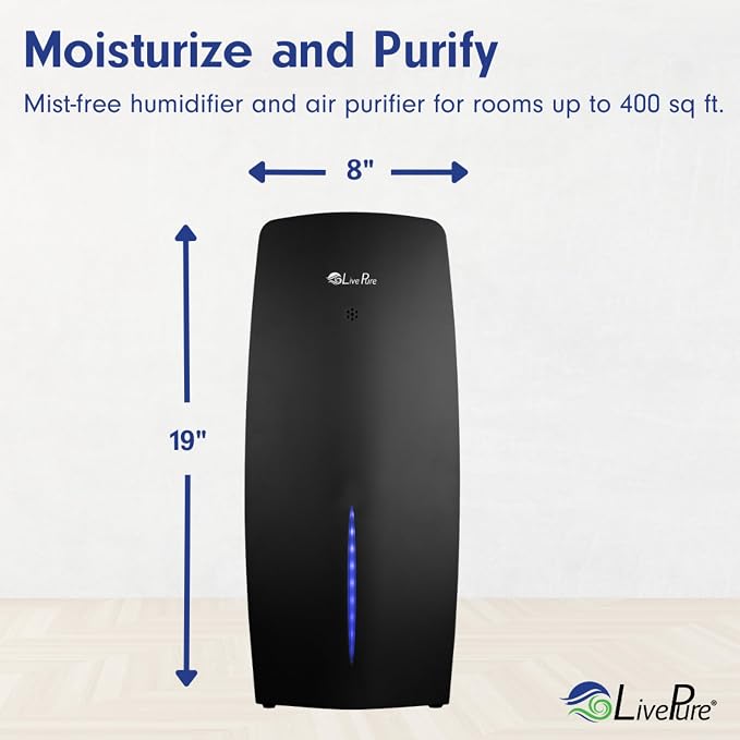 True HEPA Air Purifier & Humidifier, Sage, alternate product view 5